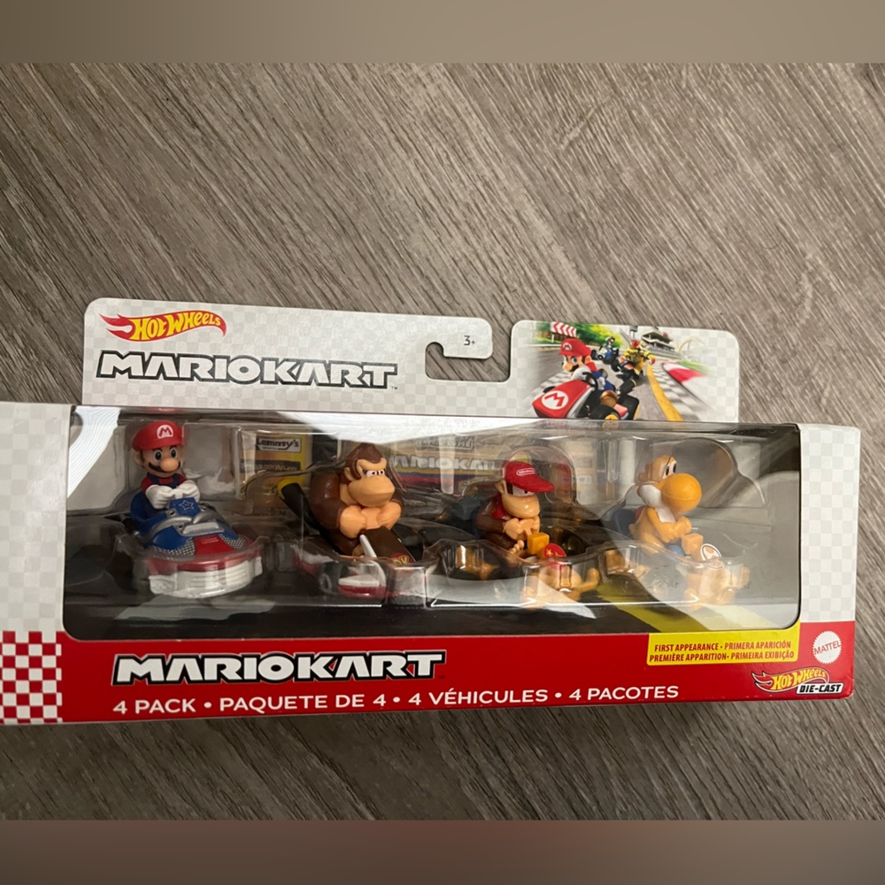 Mario cart first appearance hot wheels set